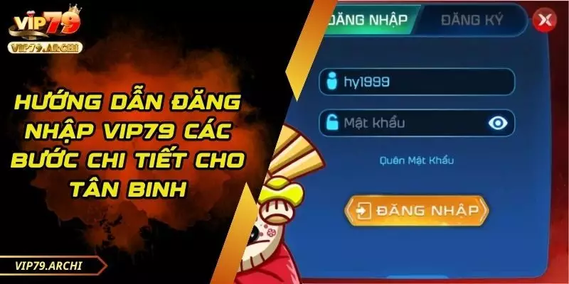 Hướng dẫn đăng nhập VIP79