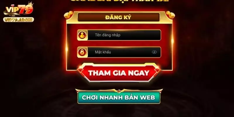 Hướng dẫn đăng nhập VIP79 với thao tác đơn giản