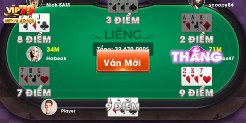 Liêng VIP79 và điểm độc đáo làm nên sự yêu thích của game