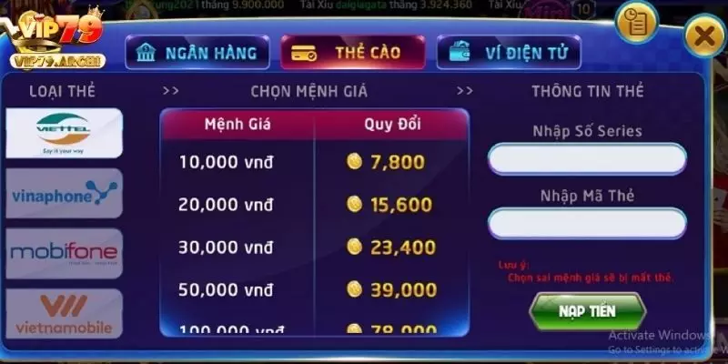 Lợi ích khi thành viên chọn giao dịch tại VIP79